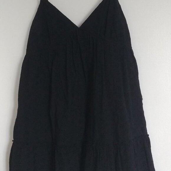 Wild Fable Black Eyelet Dress L - Picture 5 of 5